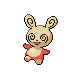 Spinda front-facing sprite from Pokémon Pearl