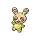 Spinda shiny front-facing sprite from Pokémon Pearl