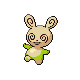 Spinda shiny front-facing sprite from Pokémon HeartGold