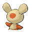 Spinda back-facing sprite from Pokémon Sapphire