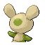 Spinda shiny back-facing sprite from Pokémon Sapphire