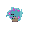 Spiritomb shiny back-facing sprite from Pokémon Black