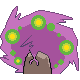 Spiritomb back-facing sprite from Pokémon Platinum
