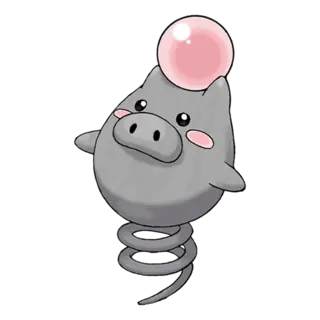 Spoink official artwork