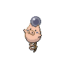 Spoink shiny front-facing sprite from Pokémon Black
