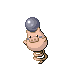 Spoink shiny front-facing sprite from Pokémon Diamond