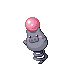 Spoink front-facing sprite from Pokémon Platinum