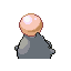 Spoink back-facing sprite from Pokémon Ruby