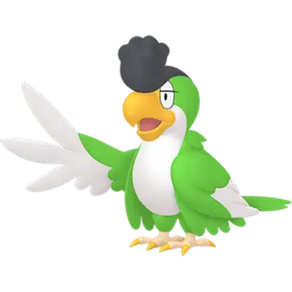 Squawkabilly front-facing sprite from Mega Dimension