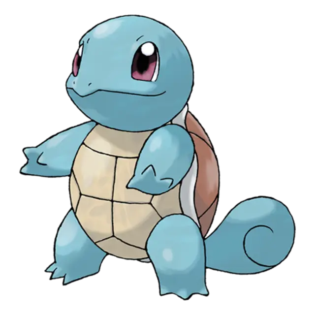 Squirtle, the Tiny Turtle Pokémon — Water-type Pokémon official artwork