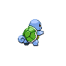 Squirtle shiny back-facing sprite from Pokémon Black 2