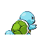 Squirtle shiny back-facing sprite from Pokémon FireRed