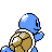 Squirtle back-facing sprite from Pokémon Gold