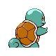 Squirtle back-facing sprite from Pokémon Platinum