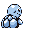 Squirtle back-facing sprite from Pokémon Blue