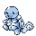 Squirtle front-facing sprite from Pokémon Blue