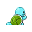 Squirtle shiny back-facing sprite from Pokémon Sapphire