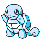 Squirtle front-facing sprite from Pokémon Yellow