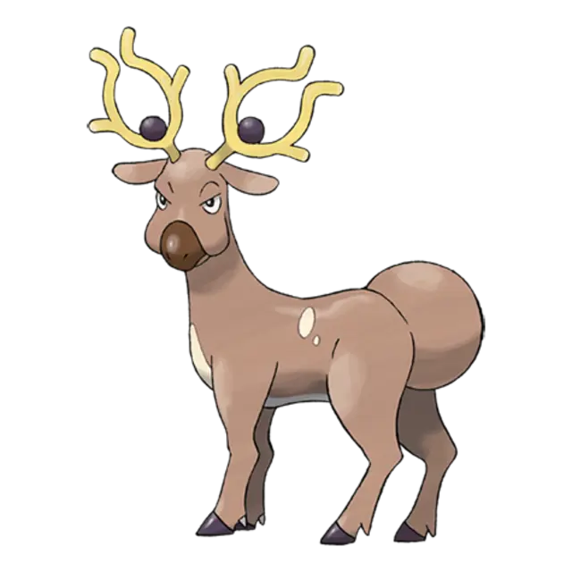 Stantler, the Big Horn Pokémon — Normal-type Pokémon official artwork