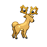 Stantler back-facing sprite from Pokémon Black