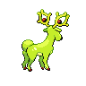 Stantler shiny back-facing sprite from Pokémon Black