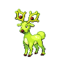 Stantler shiny front-facing sprite from Pokémon Black