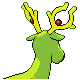 Stantler shiny back-facing sprite from Pokémon HeartGold