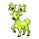 Stantler shiny front-facing sprite from Pokémon HeartGold