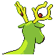 Stantler shiny back-facing sprite from Pokémon Platinum