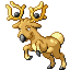 Stantler front-facing sprite from Pokémon Ruby