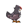 Staraptor back-facing sprite from Pokémon White 2