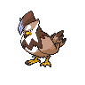 Staraptor shiny front-facing sprite from Pokémon White