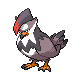 Staraptor front-facing sprite from Pokémon Pearl