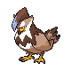 Staraptor shiny front-facing sprite from Pokémon Pearl