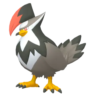 Staraptor front-facing sprite from Pokémon Omega Ruby