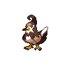 Staravia shiny front-facing sprite from Pokémon Black