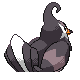 Staravia back-facing sprite from Pokémon Diamond