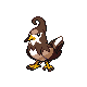 Staravia shiny front-facing sprite from Pokémon Diamond