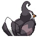 Staravia back-facing sprite from Pokémon HeartGold