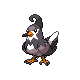 Staravia front-facing sprite from Pokémon HeartGold