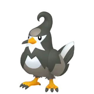 Staravia front-facing sprite from Pokémon Brilliant Diamond
