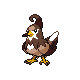 Staravia shiny front-facing sprite from Pokémon Platinum