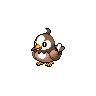 Starly shiny front-facing sprite from Pokémon White 2