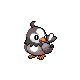 Starly front-facing sprite from Pokémon Platinum