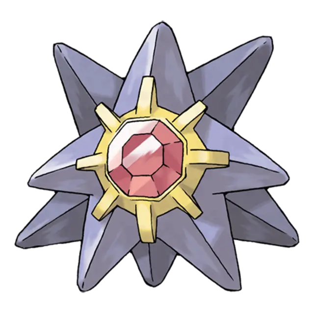 Starmie, the Mysterious Pokémon — Water/Psychic-type Pokémon official artwork
