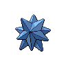 Starmie shiny back-facing sprite from Pokémon White 2