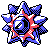 Starmie shiny front-facing sprite from Pokémon Crystal