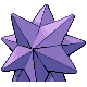 Starmie back-facing sprite from Pokémon Pearl