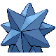 Starmie shiny back-facing sprite from Pokémon HeartGold