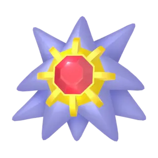 Starmie front-facing sprite from Pokémon Shield